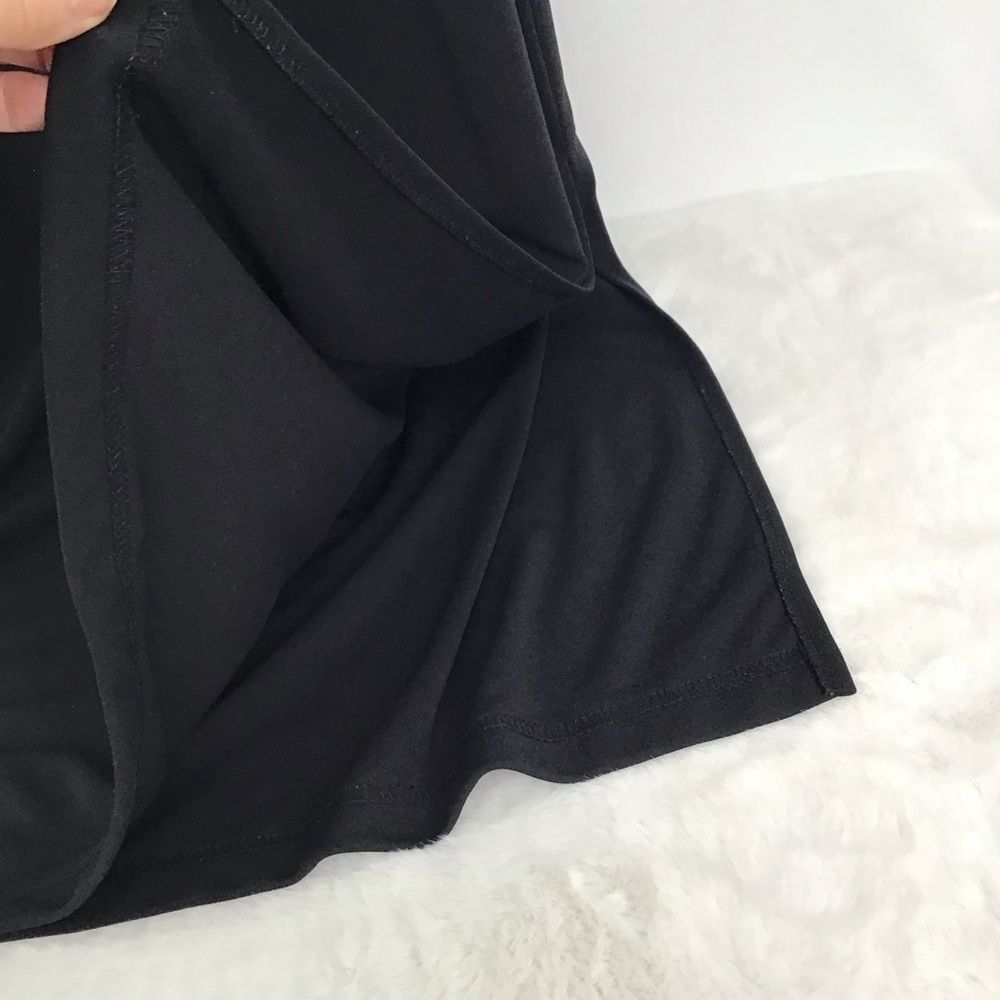 Diane Von Furstenberg DVF Concepts Vintage Mock Neck Sheath Dress Black Size S - Picture 7 of 8
